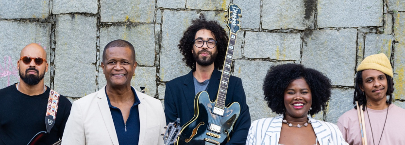 Charlles André e Luciane Dom em apresentação durante o Sonora Brasil no Sesc Quitandinha, Petrópolis